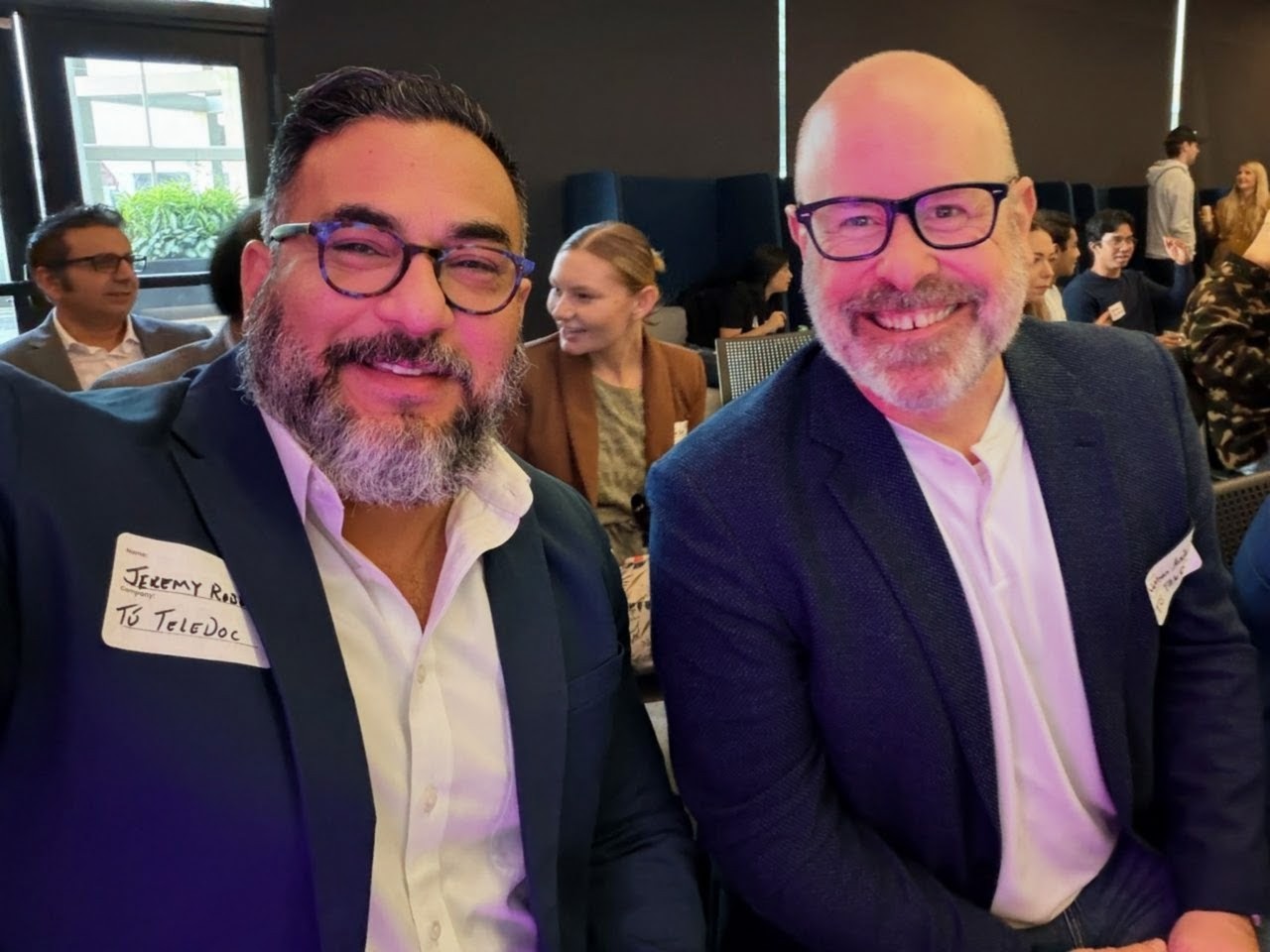 Jeremy and Nathan sitting